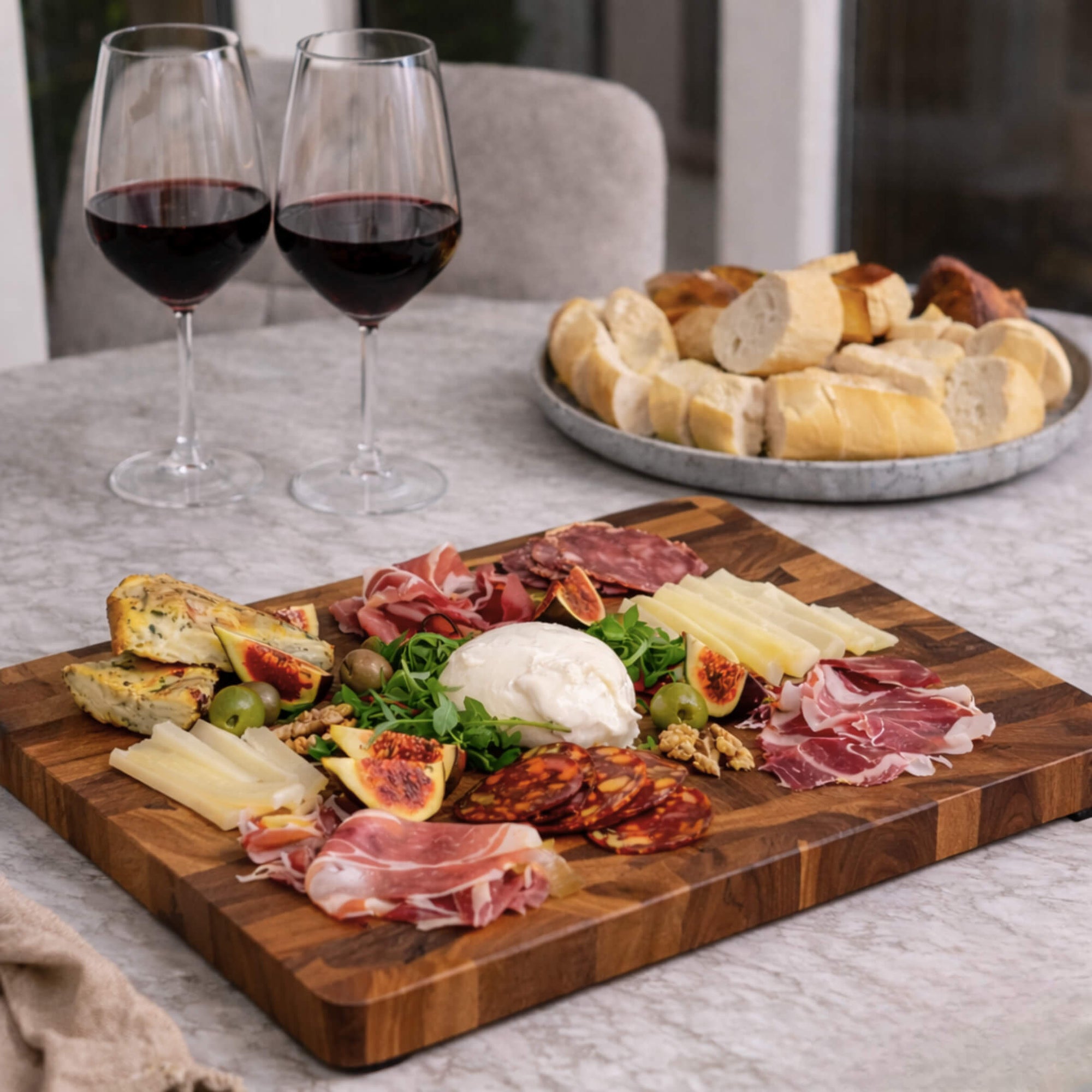 End-Grain Acacia Cutting Board