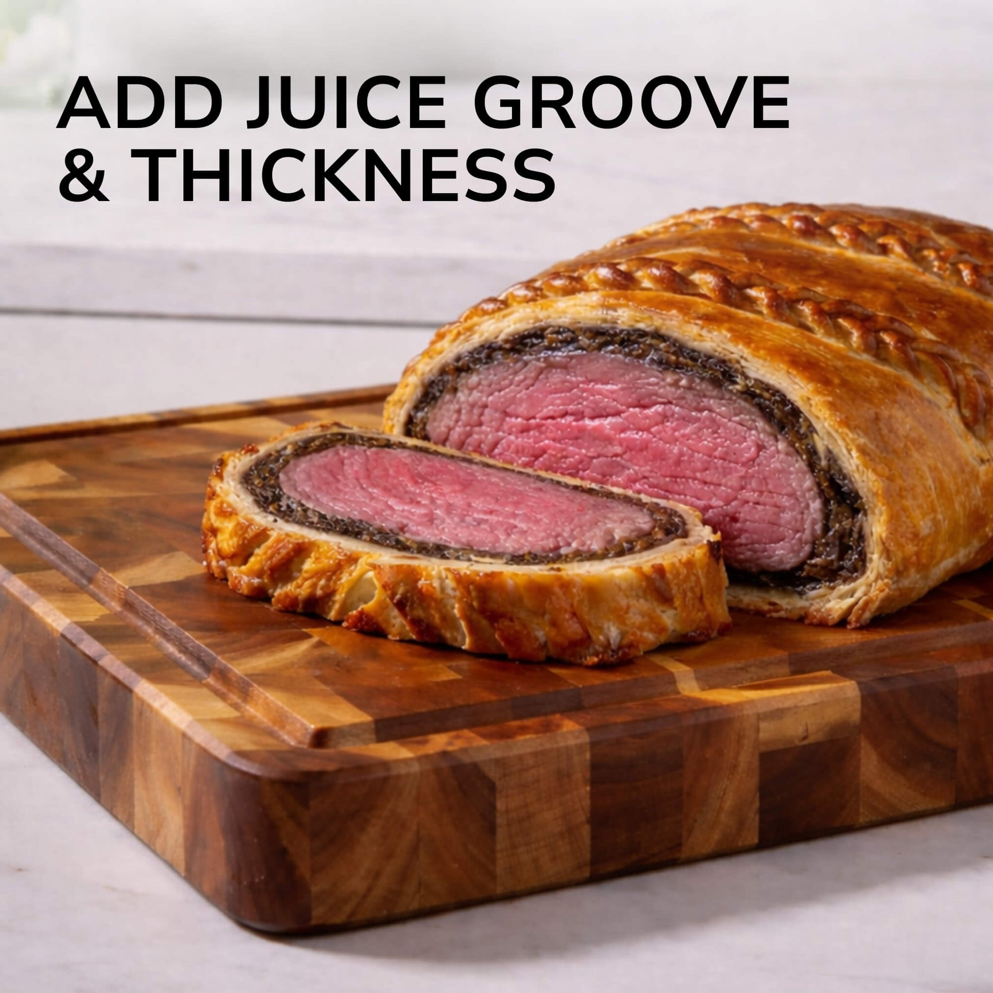 End-Grain Acacia Cutting Board