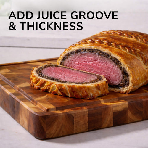 End-Grain Acacia Cutting Board